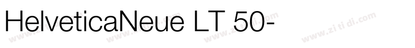 HelveticaNeue LT 50字体转换